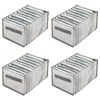4er Set Kleiderschrank Organizer, Faltbare Wäschesortierer Produktbild-Vorschau 1