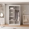 Armoire à portes coulissantes IDOHOME CLARITY avec miroir, Voir les images du produit 2