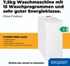 Exquisit LTO1207-030A Toplader Waschmaschine, 7,5 kg, A , Produktbild-Vorschau 2