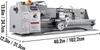 SucceBuy 1100W Mini-Metalldrehmaschine 220MMx750MM Produktbild-Vorschau 8