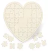 Relaxdays Puzzle a forma di cuore XXL, libro degli ospiti Anteprima dell’immagine prodotto 1
