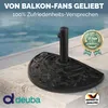 DEUBA® Sonnenschirmständer halbrund Balkon Terrasse 9 kg Produktbild-Vorschau 7