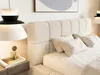 FEDVE Polsterbett Lund aus Bouclé-Stoff 160x200 cm, Creme Produktbild-Vorschau 4