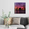 DEQORI Glasbild Echtglas 50x50 cm 'London im Abendrot' Produktbild-Vorschau 3