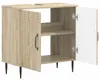 Mobile lavabo vidaXL, modello HAARLEM, finitura rovere Anteprima dell’immagine prodotto 2