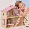 VIGA PolarB Großes Puppenhaus aus Holz, 17-teilig Produktbild-Vorschau 2