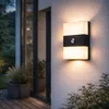 Außenwandleuchte Schwarz IP44 inkl  LED mit Bewegungsmelder Produktbild-Vorschau 9