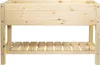 mgc24 Hochbeet Massiv L 118x40x78cm Kiefernholz natur Produktbild-Vorschau 1