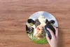 MuchoWow® Mauspad Mousepad Kühe - Gras - Wolken 30x30 cm - Produktbild-Vorschau 3