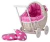 Carrozzina per bambole LILI in vimini color crema 48X28 Anteprima dell’immagine prodotto 7