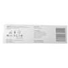 The image shows the back of a product box with text and icons. Produktbild-Vorschau