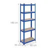 Regał do dużych obciążeń Relaxdays, wymiary 180 x 60 x 30 Podgląd zdjęcia produktu 4