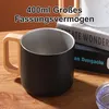 Isolierter Kaffeebecher mit Henkel, Kaffeetassen, 400 ml Produktbild-Vorschau 3