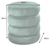riess-ambiente Runder Polsterhocker VOGUE 40cm grün Samt Produktbild-Vorschau 2
