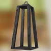 KOTARBAU® Holzlaterne Schwarz 20 x 20 x 41 cm Gartenlaterne Produktbild-Vorschau 6