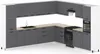 ULWEHOME 90x90 Corner Base Cabinet with 2 Doors, Anthracite Produktbild-Vorschau 3