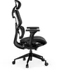 A black ergonomic office chair shown from the side against a white background. Náhľad obrázku produktu