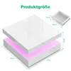 OYAJIA Couchtisch Hochglanz mit LED Beleuchtung & Produktbild-Vorschau 10