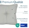 Coussin Beautissu Lounge Outdoor gris clair XLuna, 70 x 40 Voir les images du produit 5