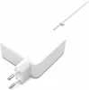 A white laptop charger with European-style plug prongs is shown against a white background. A separate white cable is also visible. Náhled obrázku produktu