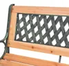vidaXL Záhradná lavička 122 cm Drevo Náhľad obrázku produktu 4