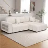 Ecksofa mit Schlaffunktion aus Chenille-Stoff 3-Sitzer - Produktbild-Vorschau 2