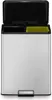 EKO - Essential Recycler Treteimer 20+20 Liter - Stainless Produktbild-Vorschau 2