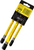 A set of three yellow chisels with black protective caps, packaged in a black and yellow blister pack. Anteprima dell’immagine prodotto