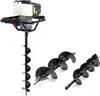 Wiltec Set Erdlochbohrer mit 1,4kW und 52cm³ Benzinmotor, Produktbild-Vorschau 1