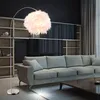 LED RGB Stehlampe, Feder Schirm, weiß, dimmbar, H 196 cm Produktbild-Vorschau 13