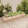 vidaXL Zvýšená posteľ s vložkou 240x45x25 cm Masívne Náhľad obrázku produktu 1