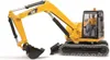 Bruder 02466 - Cat Minibagger mit Bauarbeiter Náhľad obrázku produktu 3