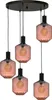 masterlight Pendelleuchte Porto 5-flammig Glas Produktbild-Vorschau 1