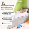 regalik barierka zabezpieczająca łóżeczko 90x20 cm - biała Podgląd zdjęcia produktu 2