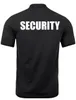 Security Poloshirt schwarz Polohemd Druck Brust & Rücken - Produktbild-Vorschau 3