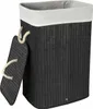 Ekspand | Panier à linge en bambou - Noir - 72 L - avec Voir les images du produit 2