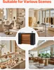 Collage of different commercial settings showcasing a reception desk. Anteprima dell’immagine prodotto