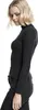 Urban Classics, dames, longsleeve met hoge hals, zwart - Productafbeelding-voorbeeld 3