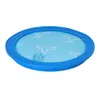 A round, blue vacuum cleaner filter with a light blue mesh interior. Produktbild-Vorschau