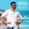 Polarisierte Sport Sonnenbrille Herren UV400 Schutz TAC Produktbild-Vorschau 5