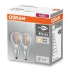 2 x Osram LED Filament Leuchtmittel Tropfen 4W = 40W E14 Produktbild-Vorschau 6