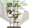 Portafiori in metallo, 6 ripiani, nero, moderno, 113 cm, Anteprima dell’immagine prodotto 12