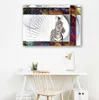 Leinwandbild zebra für kinder bunt 60x40 cm Feeby farbe Produktbild-Vorschau 2