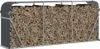vidaXL Kôš na drevo antracit 234x45x100 cm Pozinkovaná oceľ Náhľad obrázku produktu 3