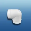 Runder 90° PVC Lüftungsrohrbogen Ø 100 mm für Produktbild-Vorschau 2