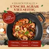 KRUSTENZAUBER 36cm Gusseisen Wok Induktion - Wokpfanne mit Produktbild-Vorschau 4