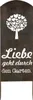 Gilde Gartenstecker mit Weisheit und Herzbaum "Liebe geht Produktbild-Vorschau 1