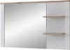 Garderobenspiegel matt grau mit Eiche DEVON-36 Produktbild-Vorschau 1