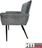 Stuhl Mesilla gepolstert Chenille-Optik 41x60x94 cm (BxTxH) Produktbild-Vorschau 4