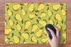 MuchoWow® Schreibtischunterlage Birne - Obst - Muster 60x40 Produktbild-Vorschau 3